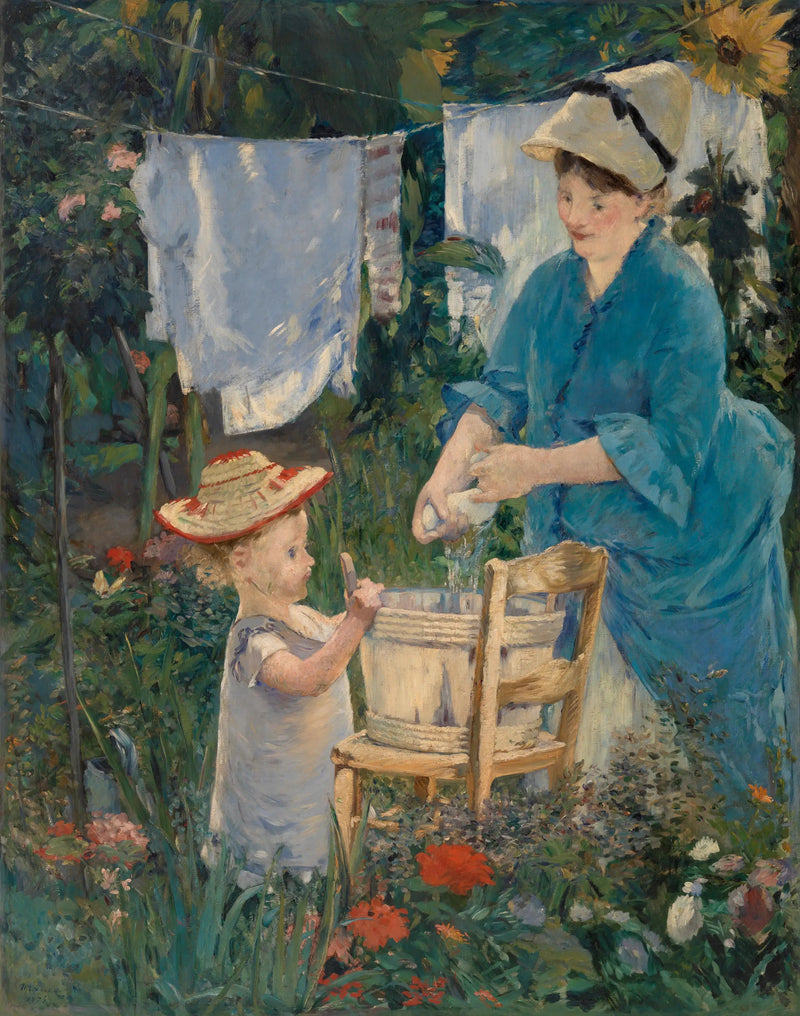 Lavandería (La Ropa) - Édouard Manet