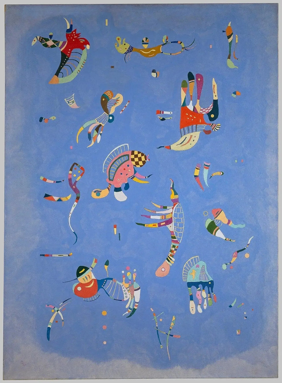 Azul del cielo - Vassily Kandinsky