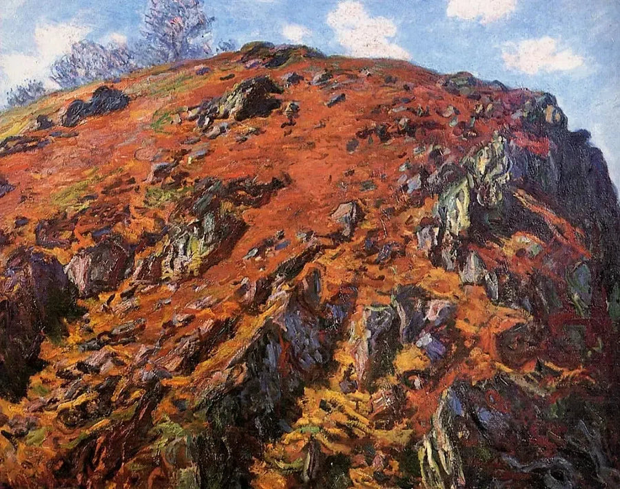 The Block, estudio de rocas en Creuse W1228 - Claude Monet