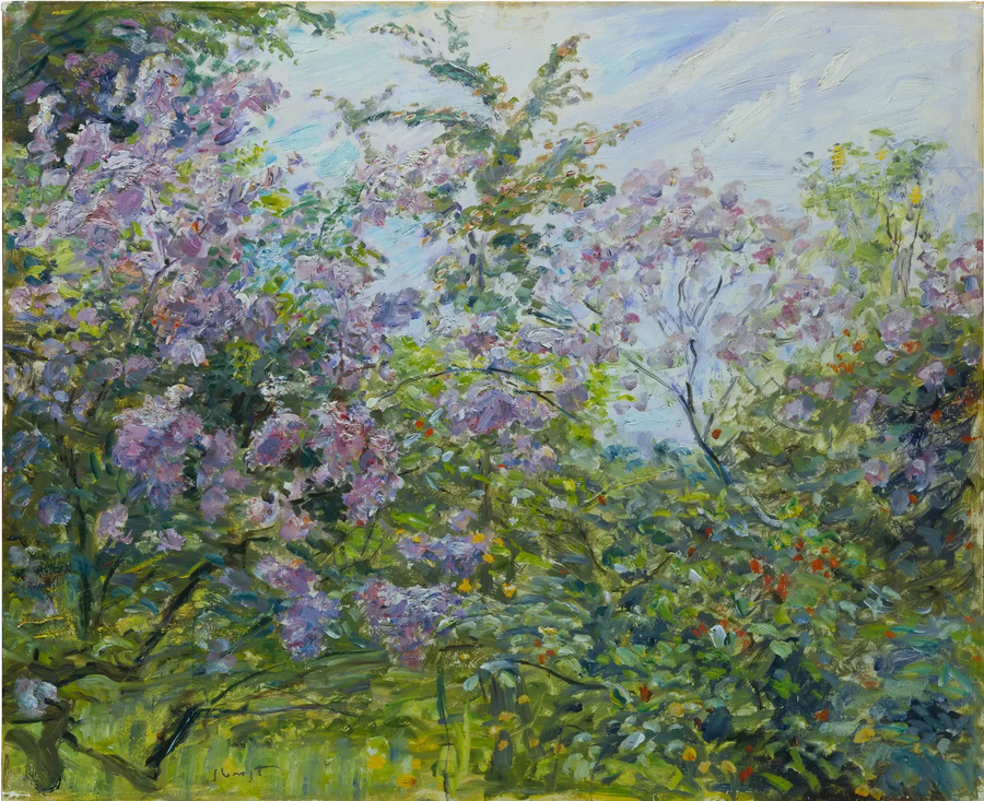 Lila en flor - Max Slevogt