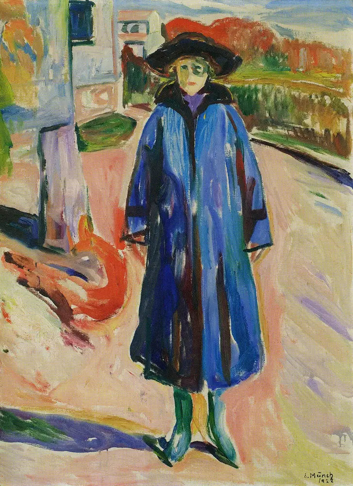 Chaqueta azul al sol - Edvard Munch