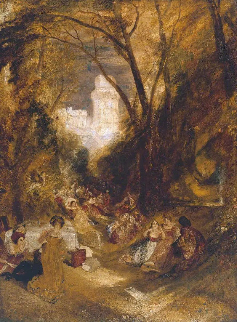 Boccaccio Relatando la Historia de la Jaula de Pájaros - J. M. W. Turner