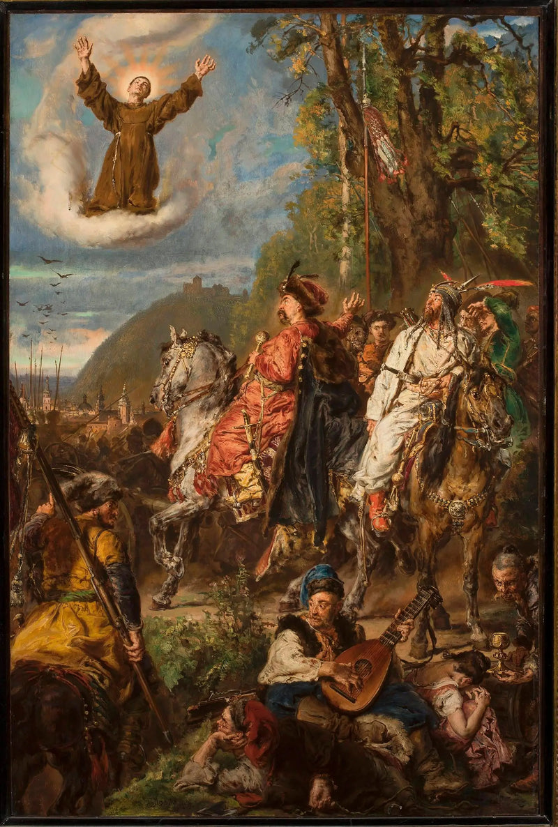 Bohdan Khmelnitski con Tugay Bey cerca de Lviv. - Jan Matejko