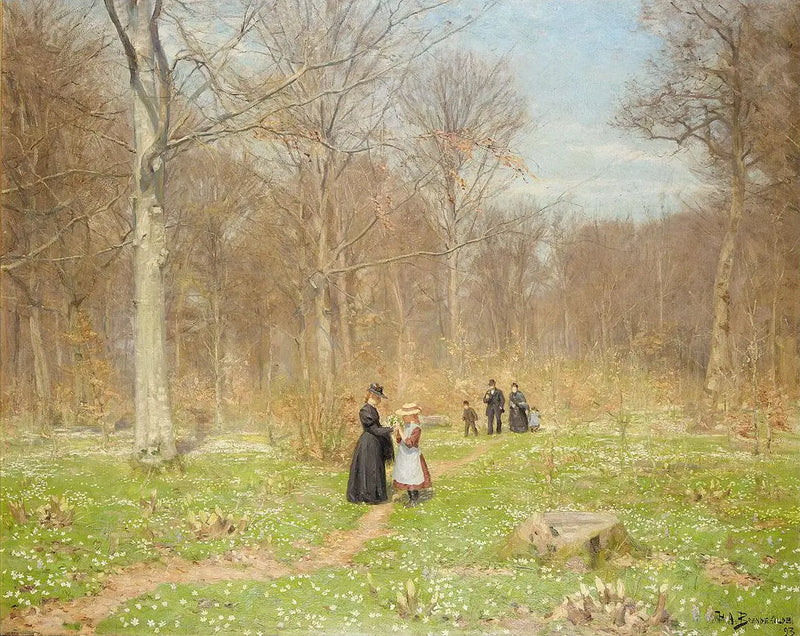 Madera en primavera. - H. A. Brendekilde