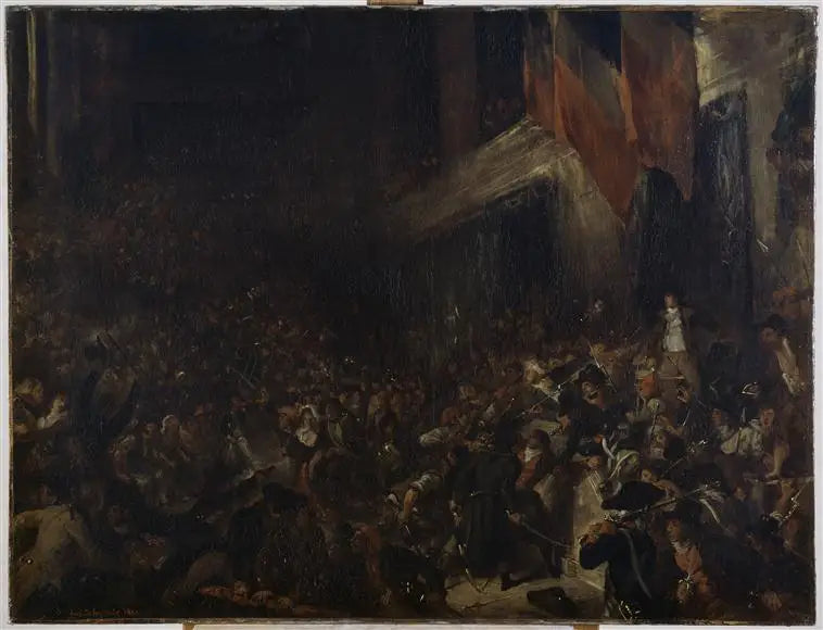 Boissy d'Anglas en la Convención - Eugène Delacroix