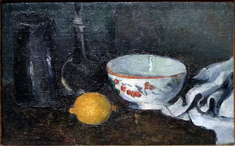 Caja de leche y limón, I - Paul Cézanne
