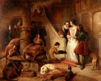 Bolton Court dans les temps anciens - Edwin Henry Landseer - Alpha Reproduction