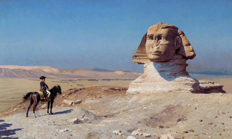 Bonaparte frente al Esfinge - Jean-Léon Gérôme