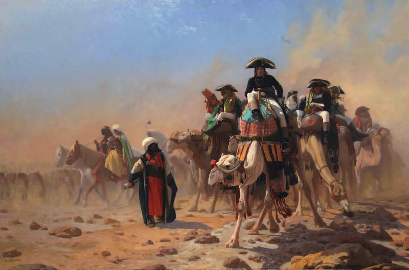 Bonaparte y su estado mayor en Egipto - Jean-Léon Gérôme
