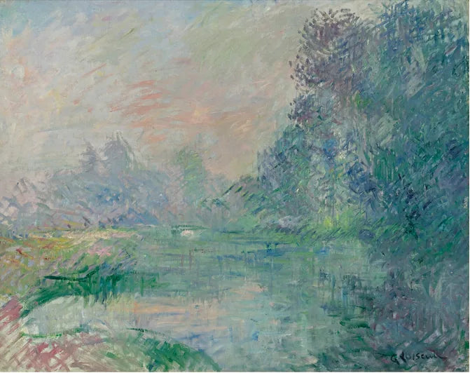 BORD DE L'EURE, EFECTO DE LA MAÑANA - Gustave Loiseau