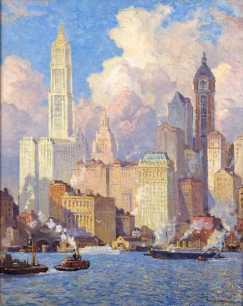 Río Hudson, Nueva York - Colin Campbell Cooper