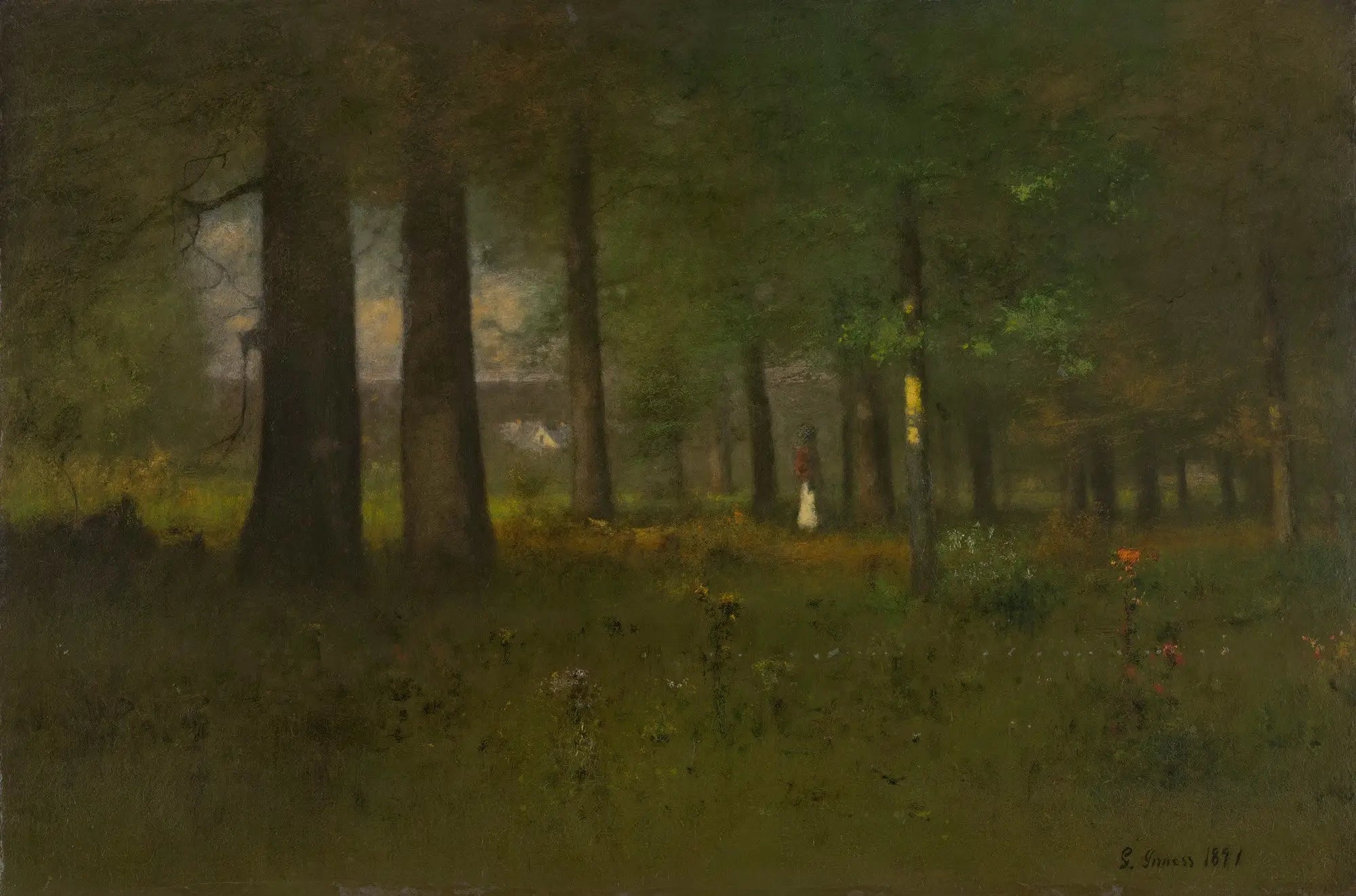 Bord de la forêt - George Inness - Alpha Reproduction
