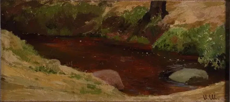 orilla del río - Ivan Chichkine