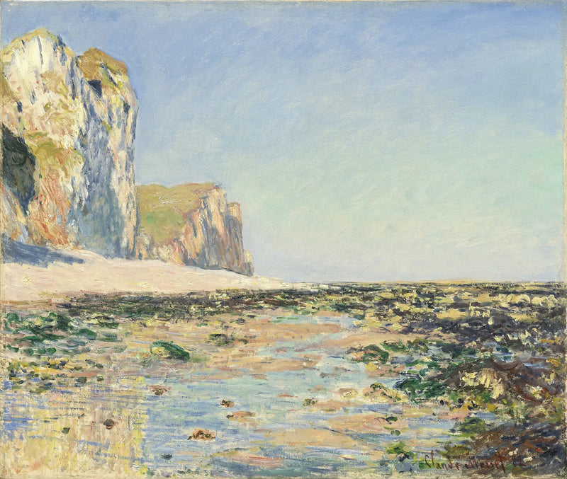 Costa y acantilados de Pourville por la mañana - Claude Monet