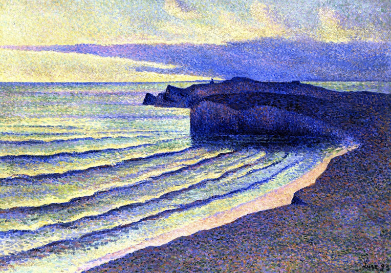 Costa marítima, la punta de Toulinget - Maximilien Luce
