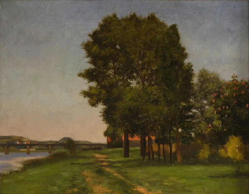 Orilla del Sena en Petit Gennevilliers - Gustave Caillebotte