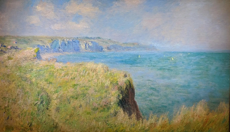 Borde de los acantilados en Pourville - Claude Monet