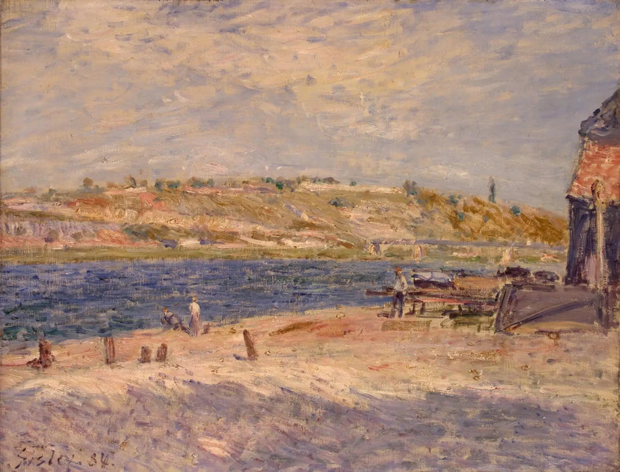 Orilla del Loing en Saint-Mammès - Alfred Sisley