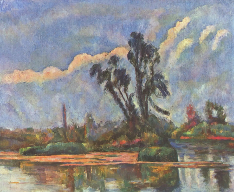 Orillas del Oise - Paul Cézanne
