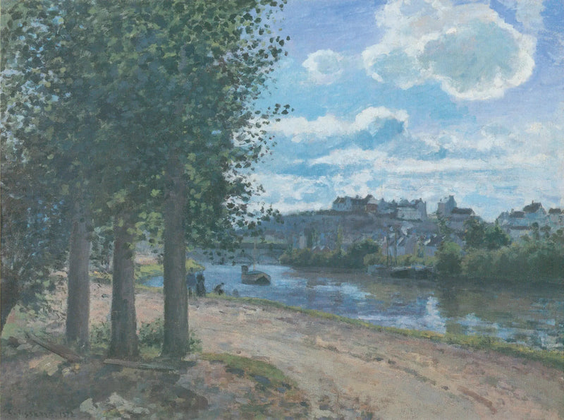 Bordes del Oise, Pontoise - Camille Pissarro