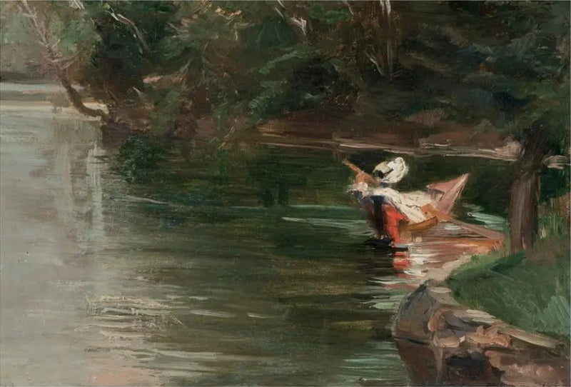 Bordes del Yerres - Gustave Caillebotte