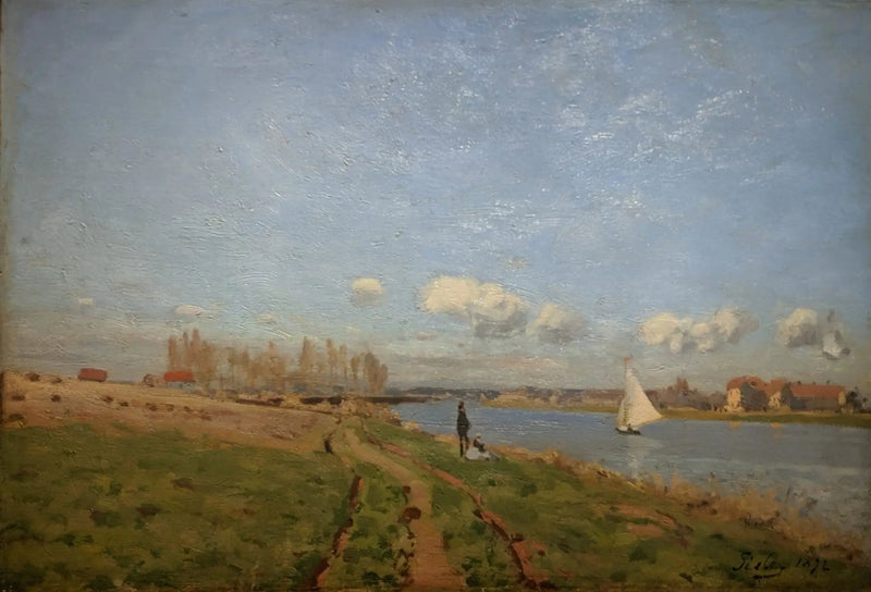 Bordes del Sena en Argenteuil - Alfred Sisley