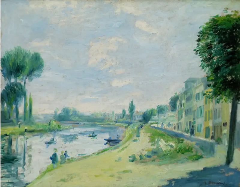 Bordes del Sena, Bougival - Pierre-Auguste Renoir