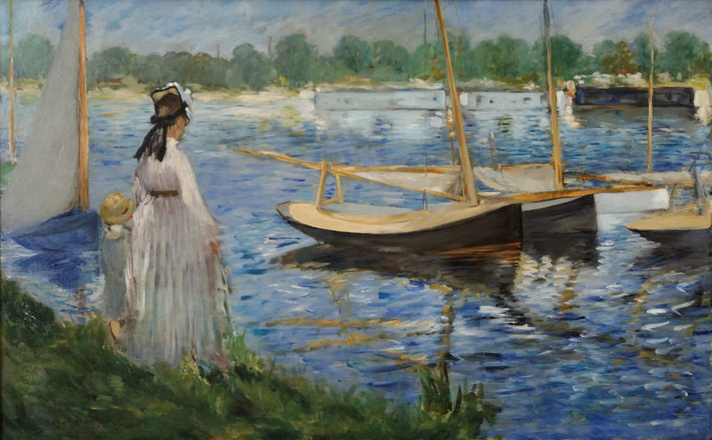 Bordes del Sena en Argenteuil - Édouard Manet