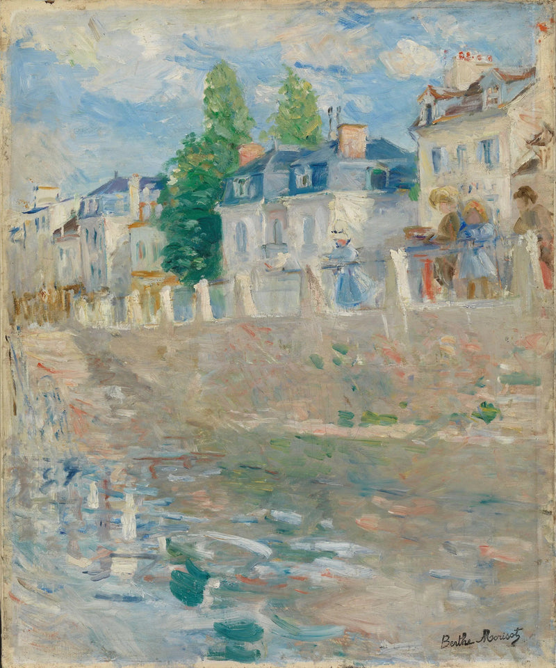 Bordes del Sena - Berthe Morisot
