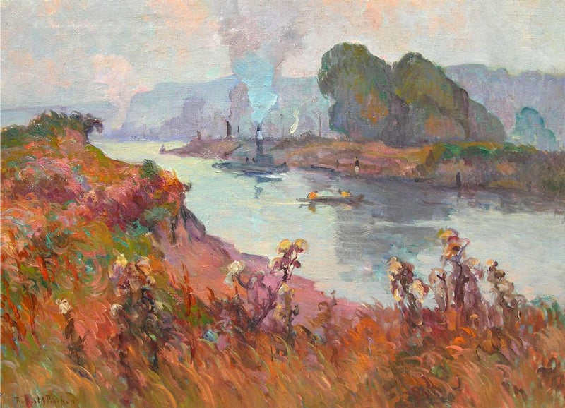 Bordes del Sena - Robert Antoine Pinchon
