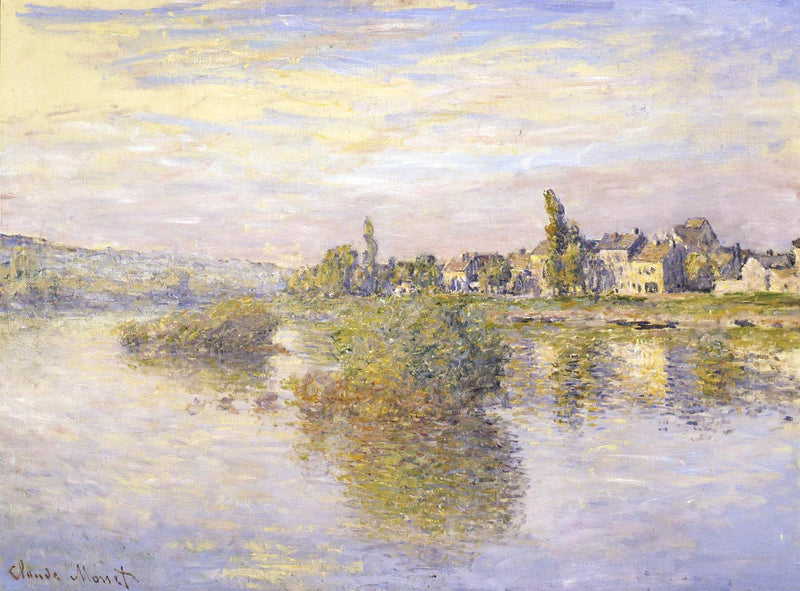 A orillas del Sena en Lavacourt W538 - Claude Monet