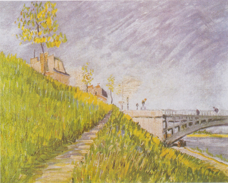 Los muelles del Sena con el puente de Clichy - Vincent van Gogh