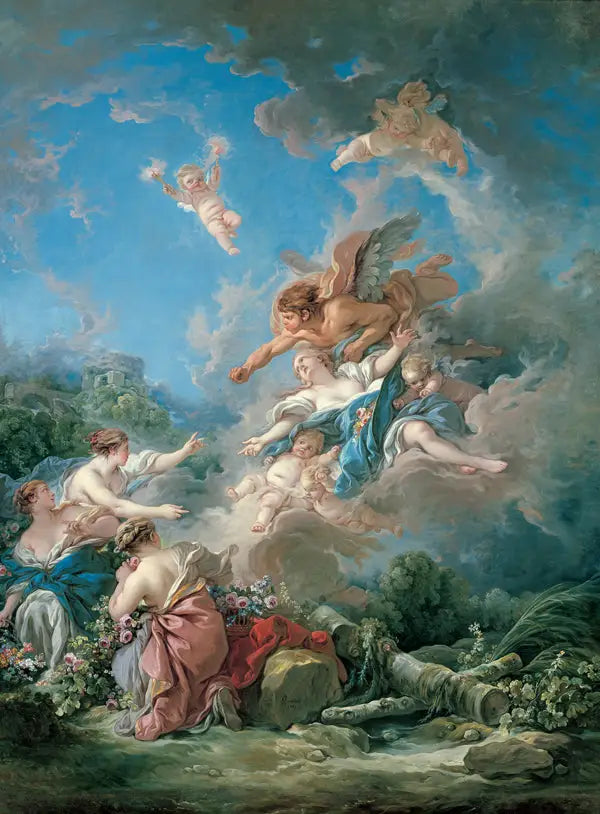 Borée quita a Oreithyie - François Boucher