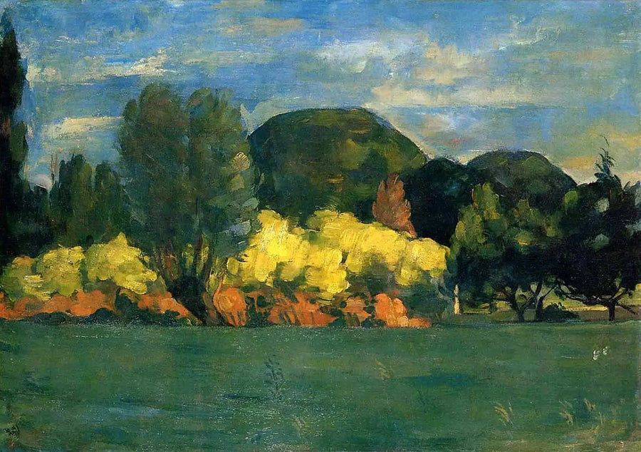 Bosquete en el Jas de Bouffan - Paul Cézanne