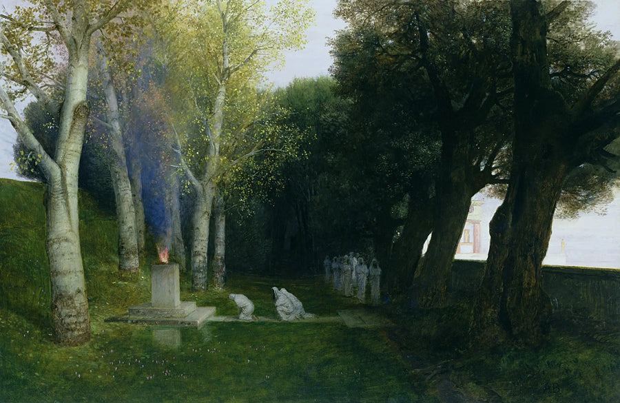 Bosque sagrado (II) - Arnold Böcklin