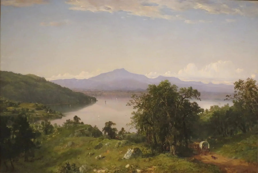 Jirafa de la orilla oeste del lago Champlain - John Frederick Kensett