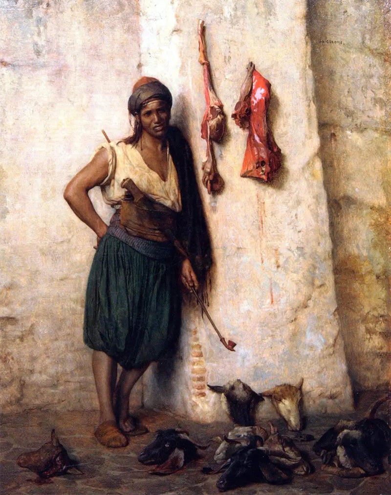 Boucher turco en Jerusalén - Jean-Léon Gérôme