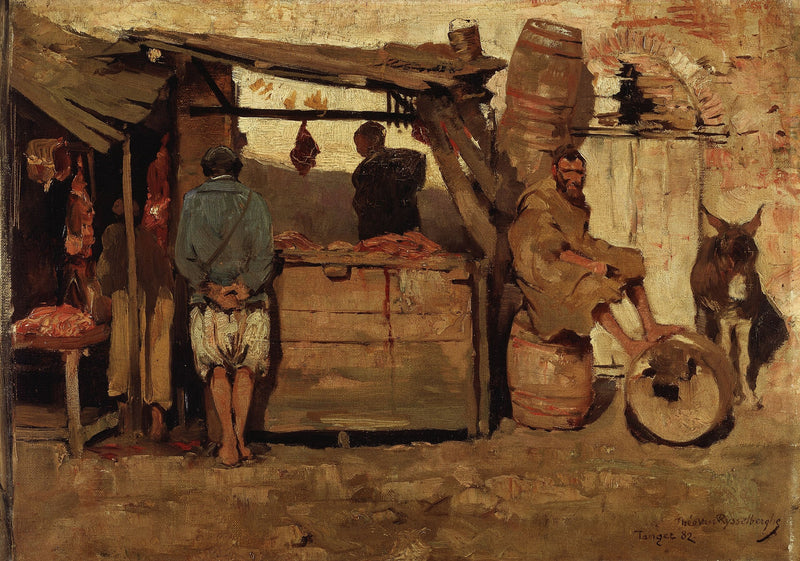 Carnicería en Marruecos - Theo van Rysselberghe