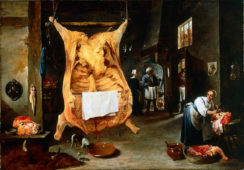 Carnicería - David Teniers el Joven