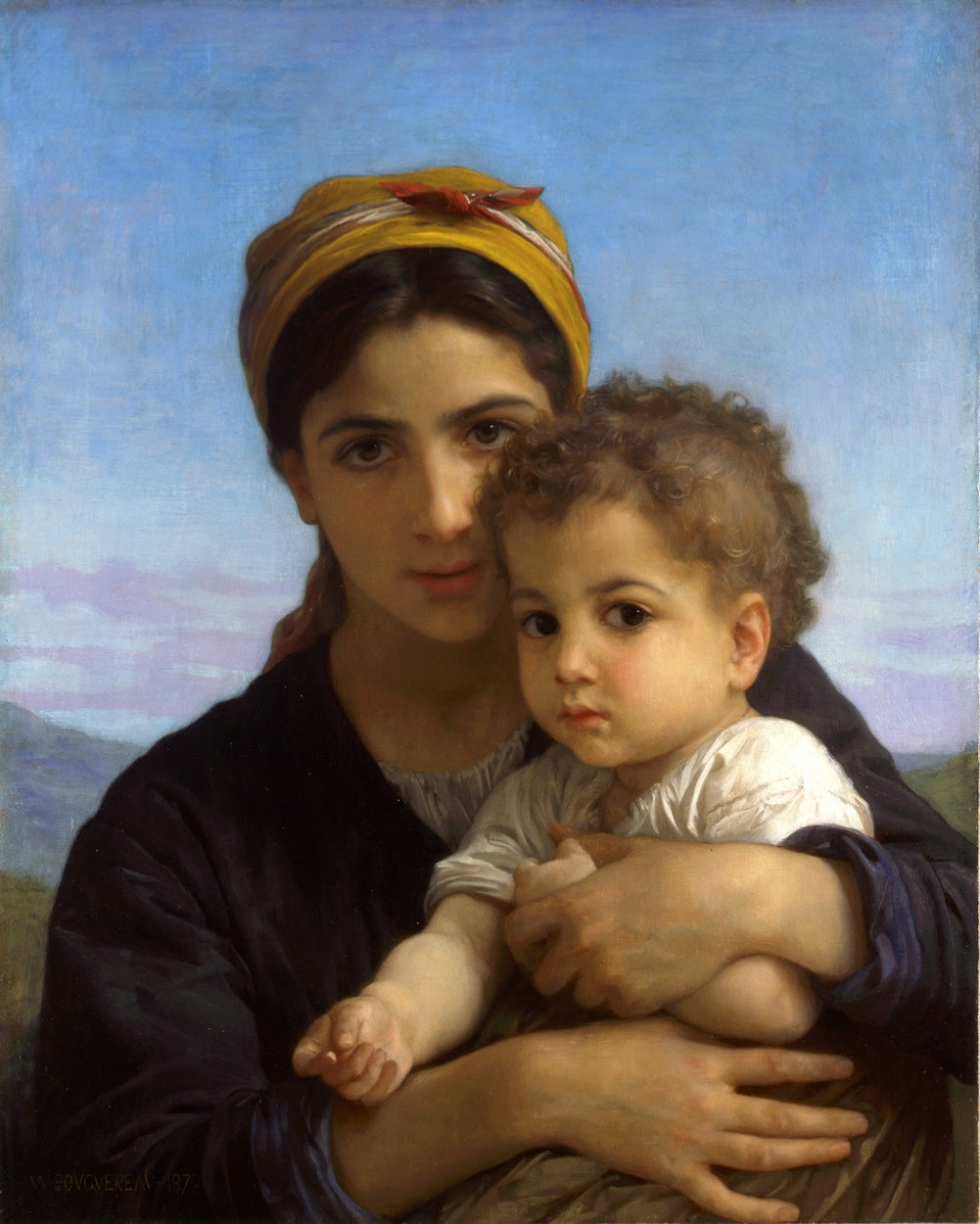 Jeune fille et enfant, William-Adolphe Bouguereau, 1877
