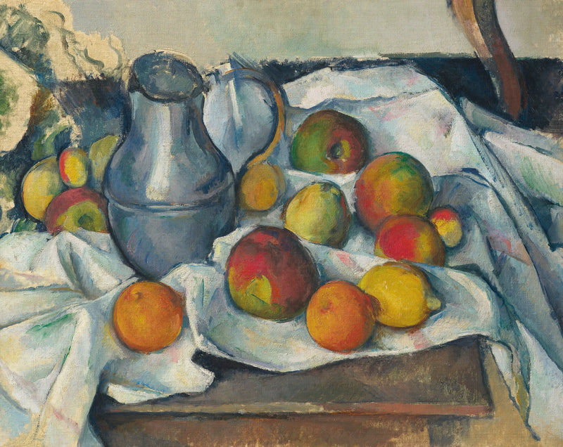 Hervidor y frutas - Paul Cézanne