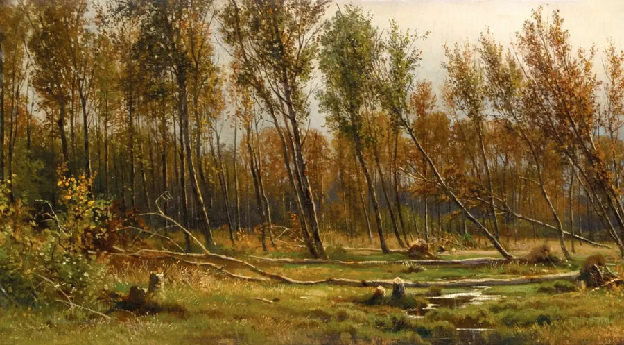 Álamos después de la tormenta - Ivan Chichkine