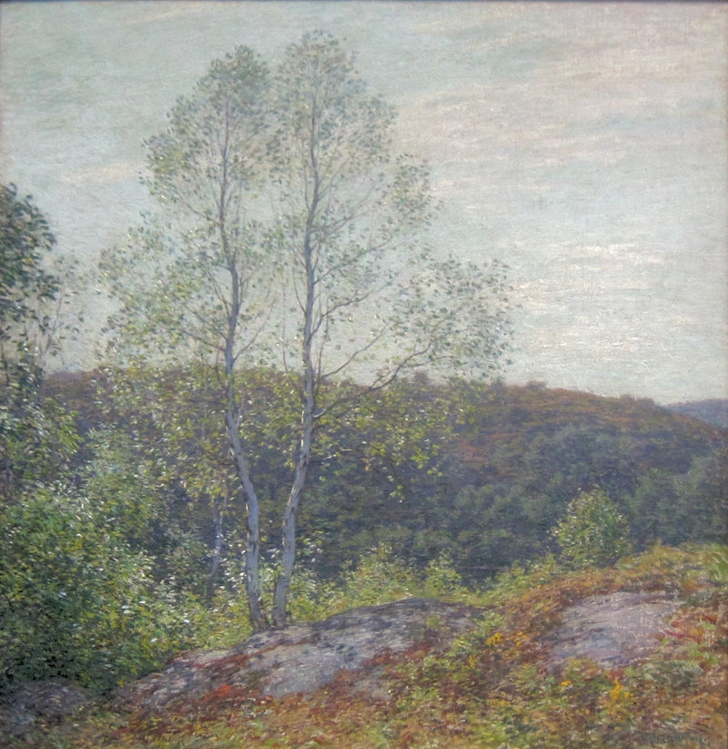 Álamo doble - Willard Metcalf