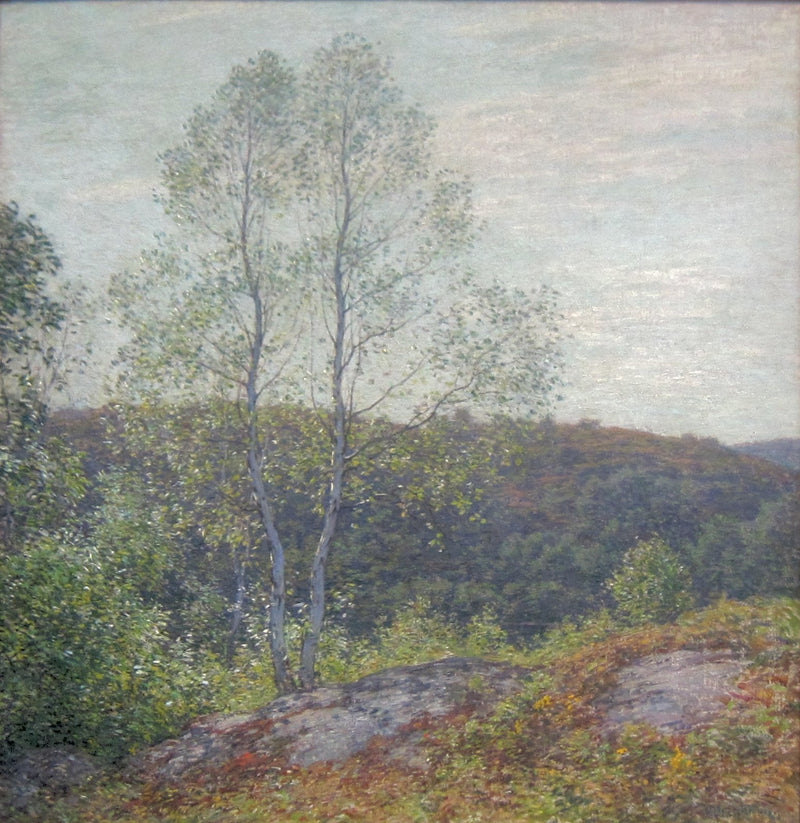 Álamo doble - Willard Metcalf