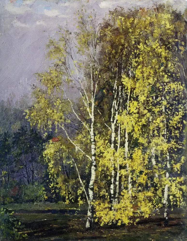 Abedules en otoño - Edvard Munch