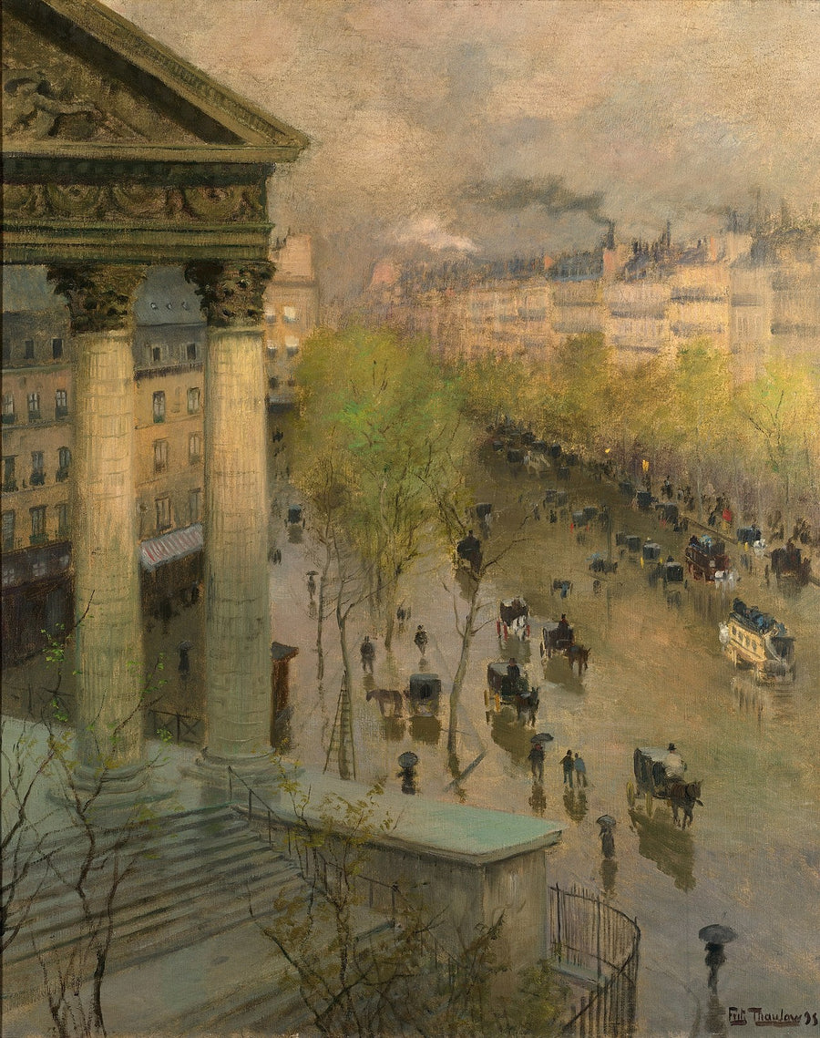 Bulevar de la Madeleine en París - Frits Thaulow