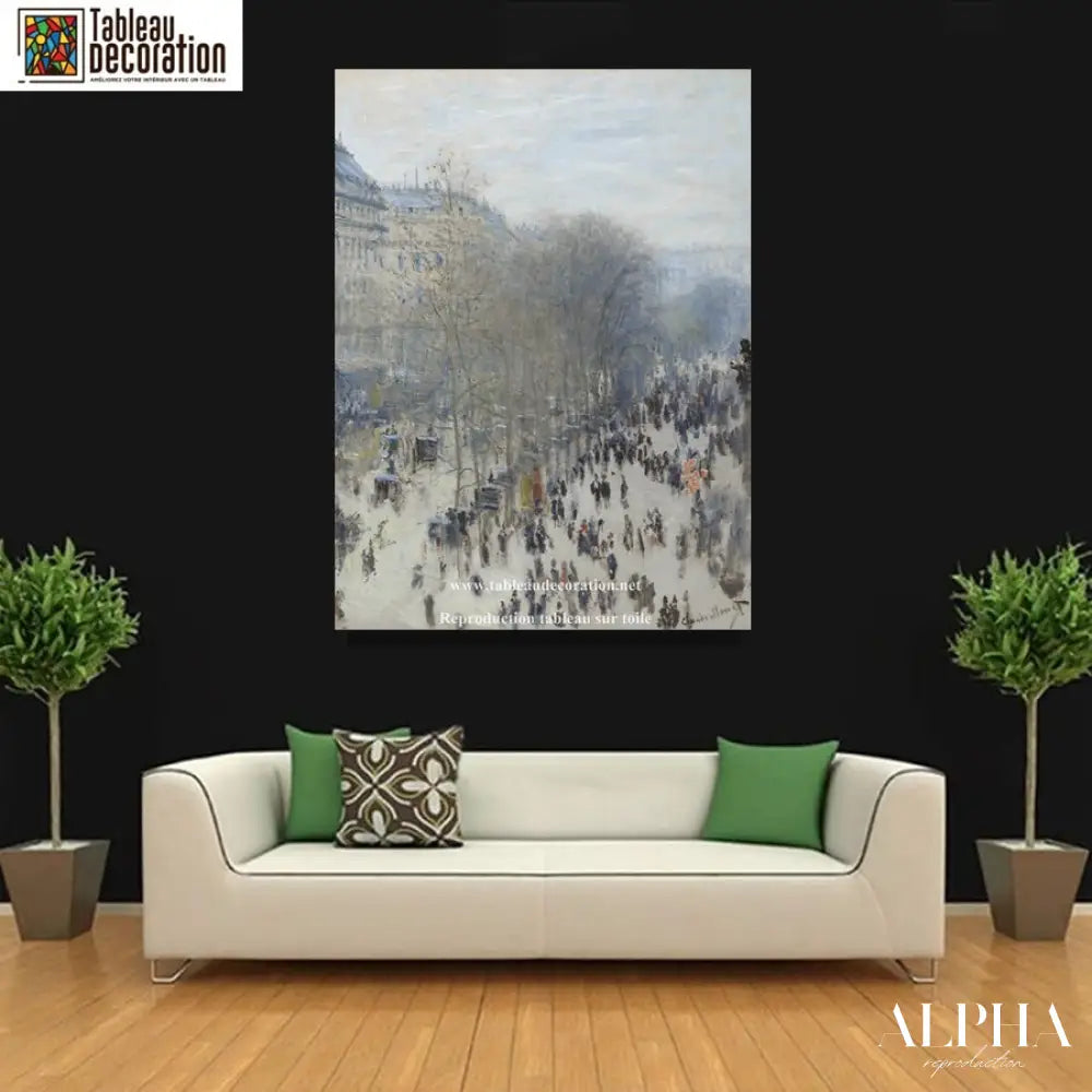 Boulevard des Capucines - Tableau Monet - Reproductions de tableaux et peintures haut de gamme