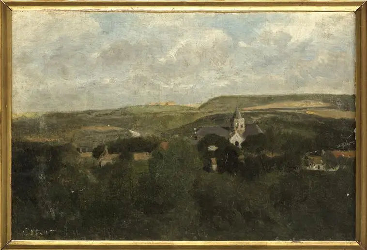 Boulogne-sur-Mer, un rincón de la ciudad - Jean-Baptiste Camille Corot