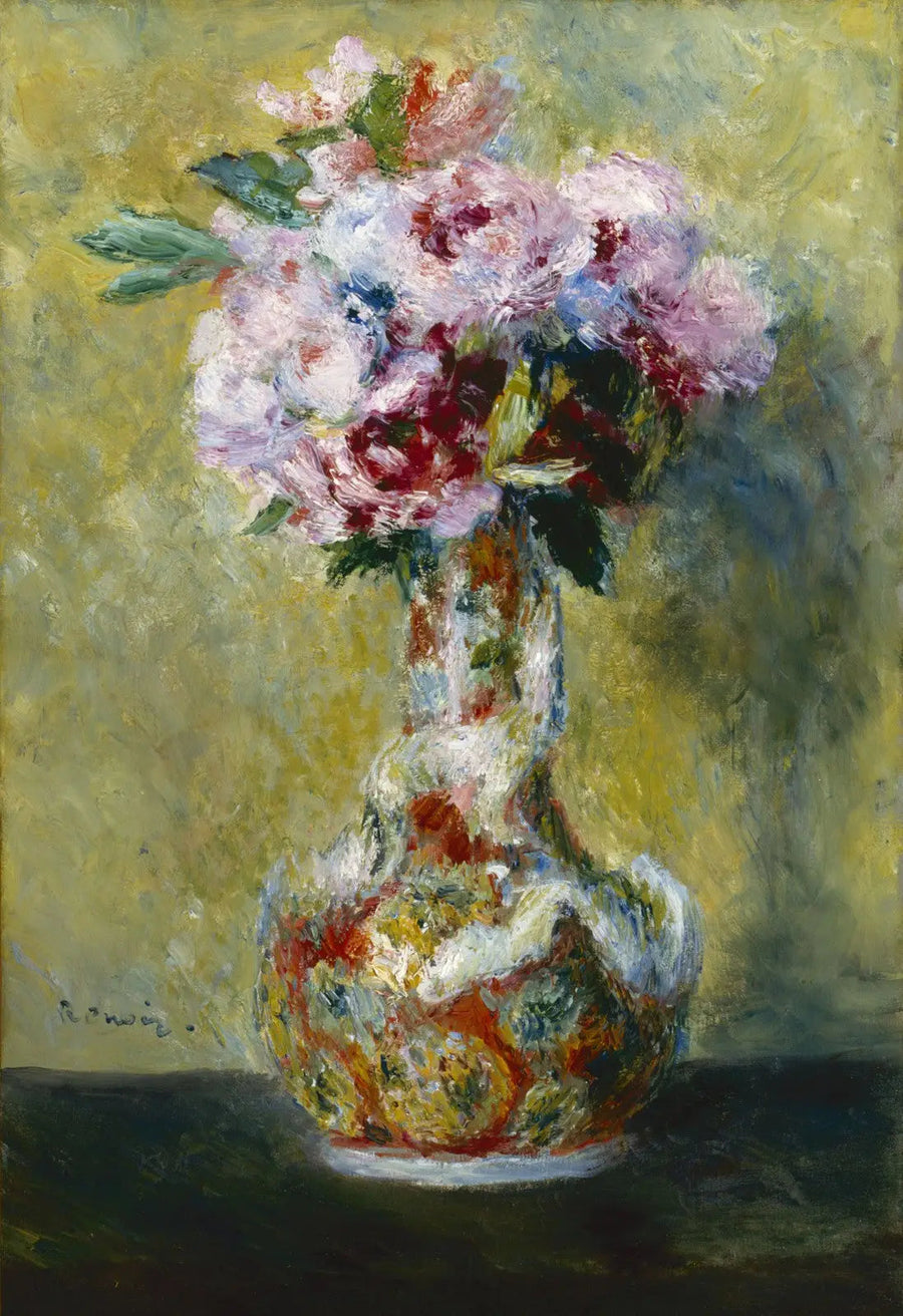 Ramo en un jarrón - Pierre-Auguste Renoir