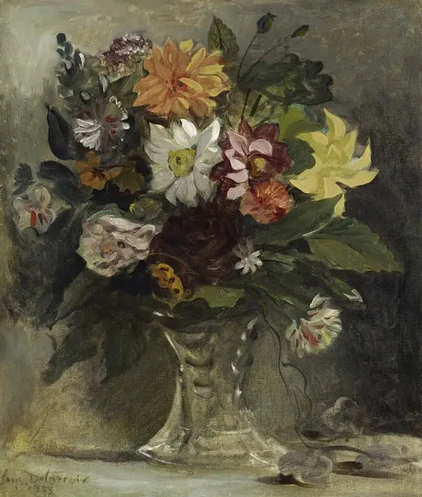Ramo de flores - Eugène Delacroix
